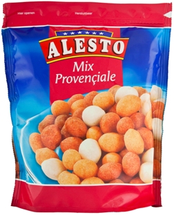 Pouch for nuts, produced from film on reel